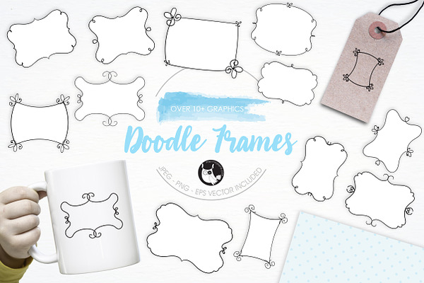 Doodle Frames illustration pack