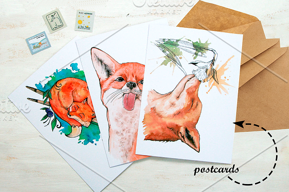 What does the fox say? in Illustrations - product preview 1