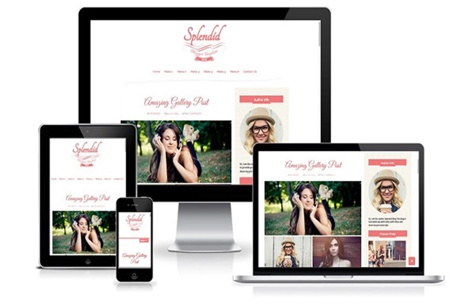 Splendid Responsive Blogger Template in Themes - product preview 8