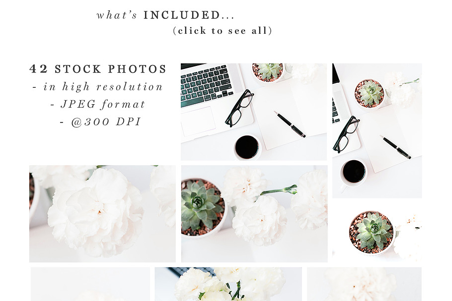 Neutral Rose Gold Stock Photo Bundle in Mockup Templates - product preview 8
