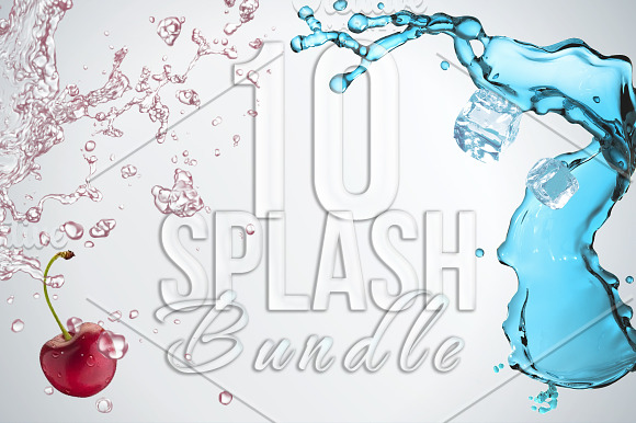 10 Splash Bundle in Objects - product preview 3