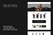 SELECTED- ecommerce PSD template