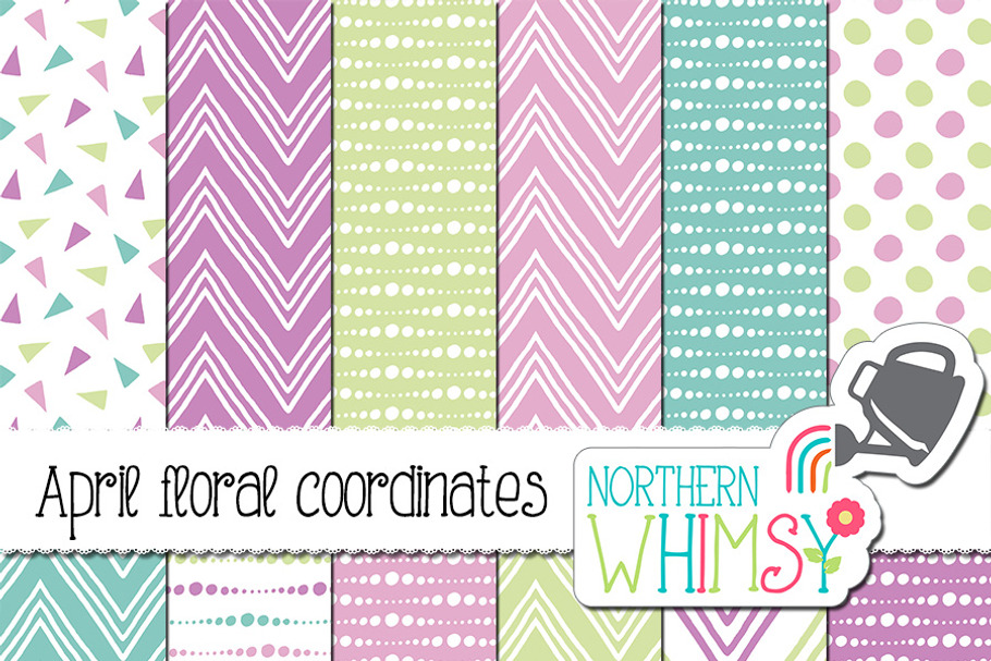 Blue, Purple and Green Geometric in Patterns - product preview 8