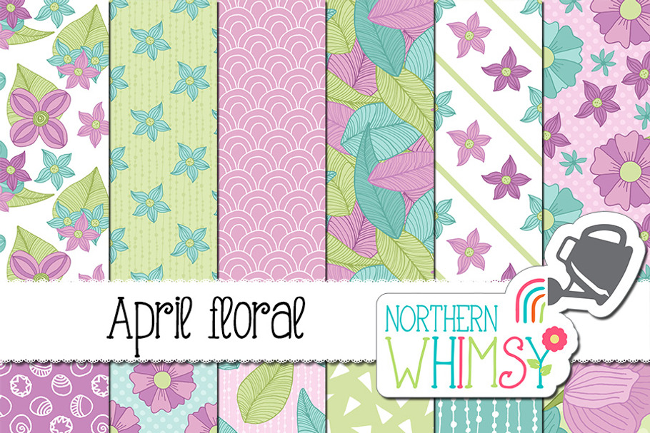April Floral Patterns in Patterns - product preview 8