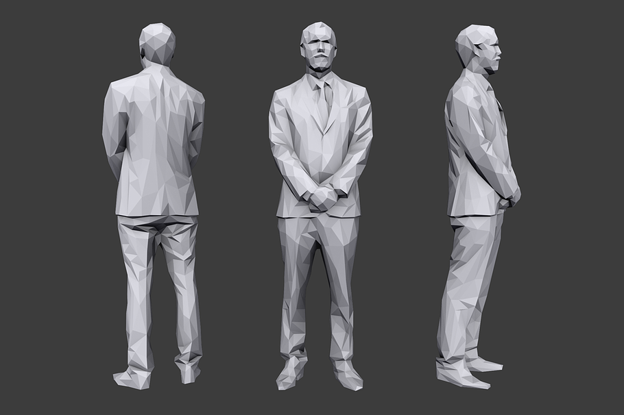 Lowpoly People Casual Pack Vol.10 in People - product preview 6