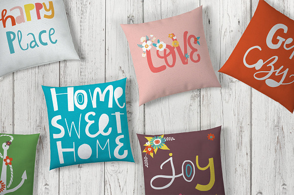 Home Decor Lettering Lab in Illustrations - product preview 7