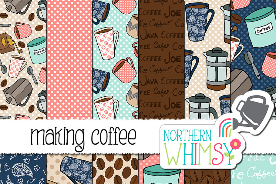 Coffee Seamless Patterns