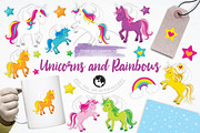 Unicorns and Rainbows illustrations