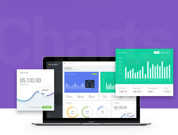 DashBee - Dashboard UI Kit in UI Kits and Libraries - product preview 4