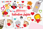 Valentine Safari illustration pack