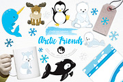 Artic Friends illustration pack