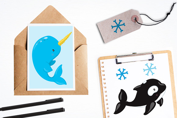 Artic Friends illustration pack in Illustrations - product preview 3