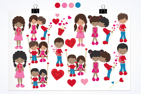 My First Valentine illustration pack in Illustrations - product preview 1