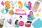 Mermaids illustration pack