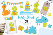 Party Dinos  illustration pack