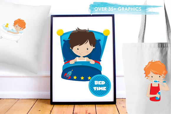 Neat and Tidy Boys illustration pack in Illustrations - product preview 4