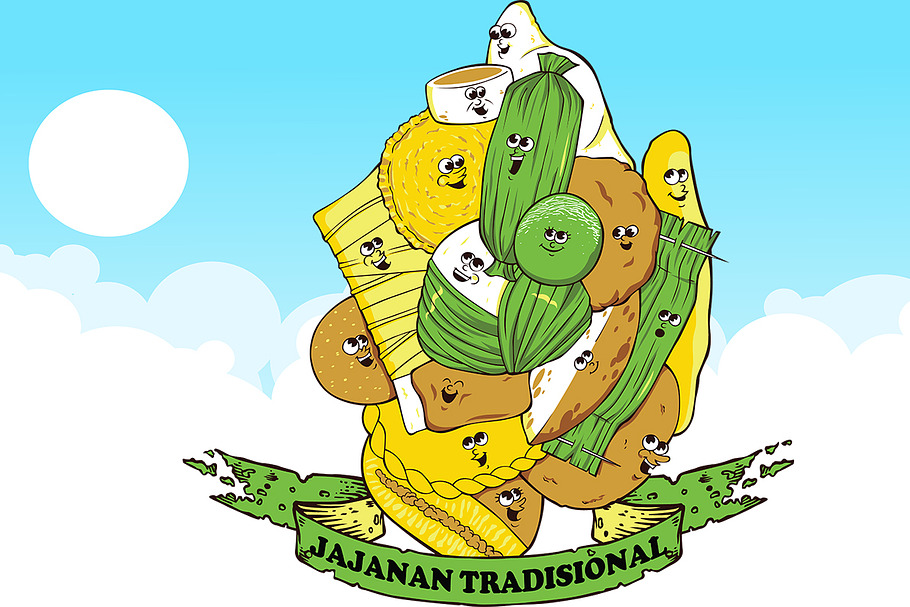 Jajanan tradisional Logo design in Illustrations - product preview 8