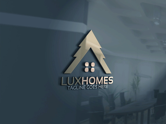 Luxe Homes Logo Version 2 in Logo Templates - product preview 4
