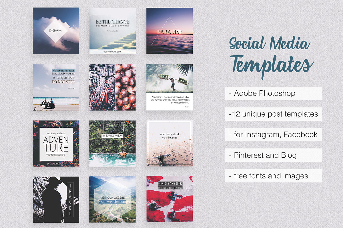 50% OFF Social Media Pack Part 1 in Pinterest Templates - product preview 8