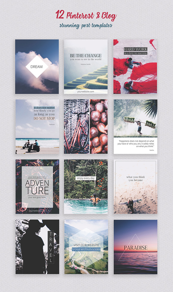 50% OFF Social Media Pack Part 1 in Pinterest Templates - product preview 7