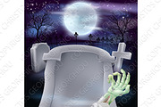 Grave Halloween background