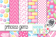 Pink Princess Gem Patterns