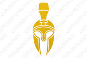 Spartan or Trojan helmet icon