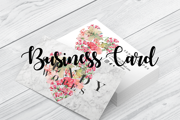 Feminine Business card 