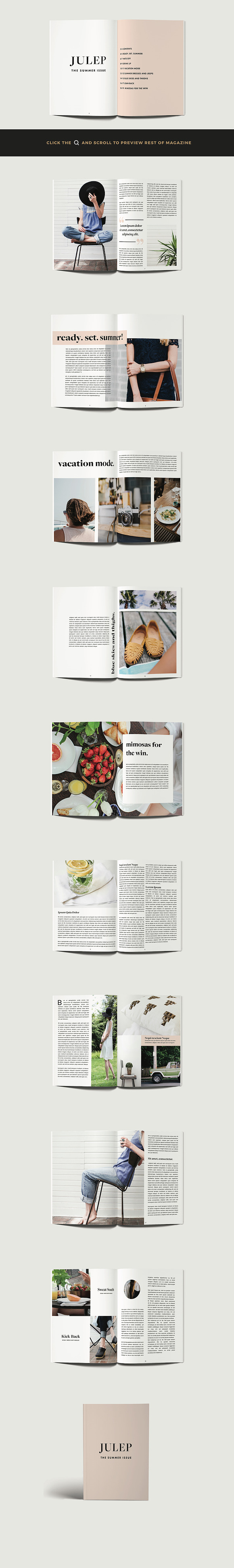 Magazine Template - Julep in Magazine Templates - product preview 1