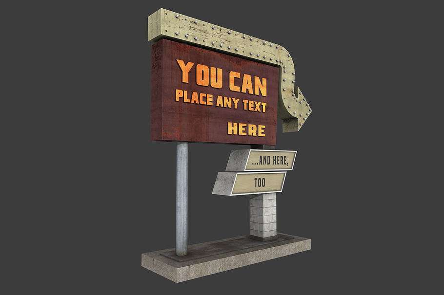 Motel Sign in Architecture - product preview 1