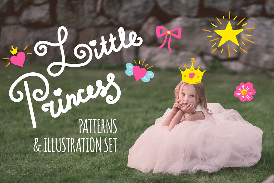 Little Princess patterns and prints in Patterns - product preview 8