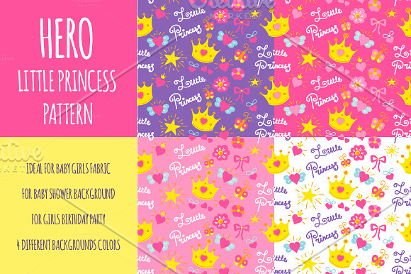 Little Princess patterns and prints in Patterns - product preview 1