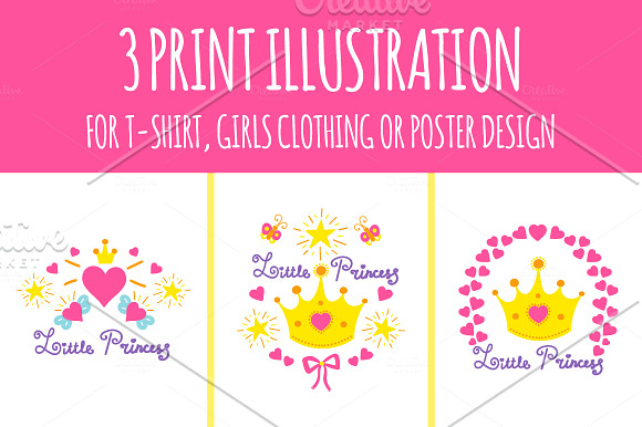 Little Princess patterns and prints in Patterns - product preview 3