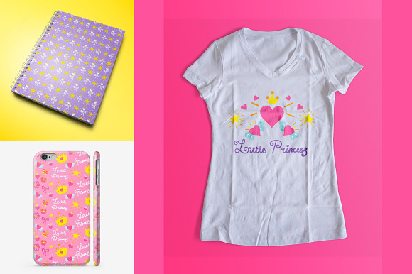 Little Princess patterns and prints in Patterns - product preview 5