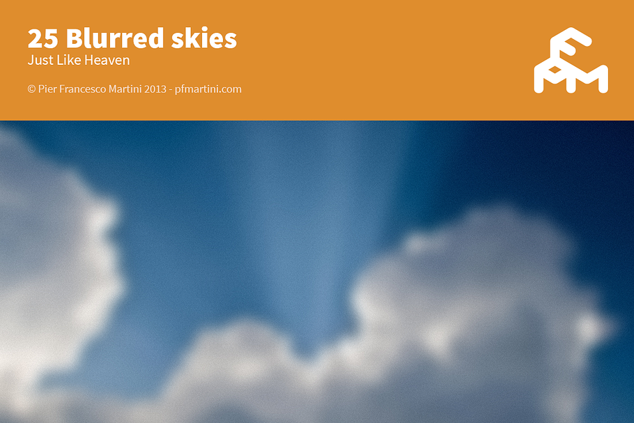 25 Blurred skies in Textures - product preview 8