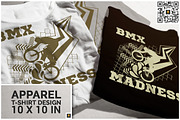 BMX Madness Theme T-shirt