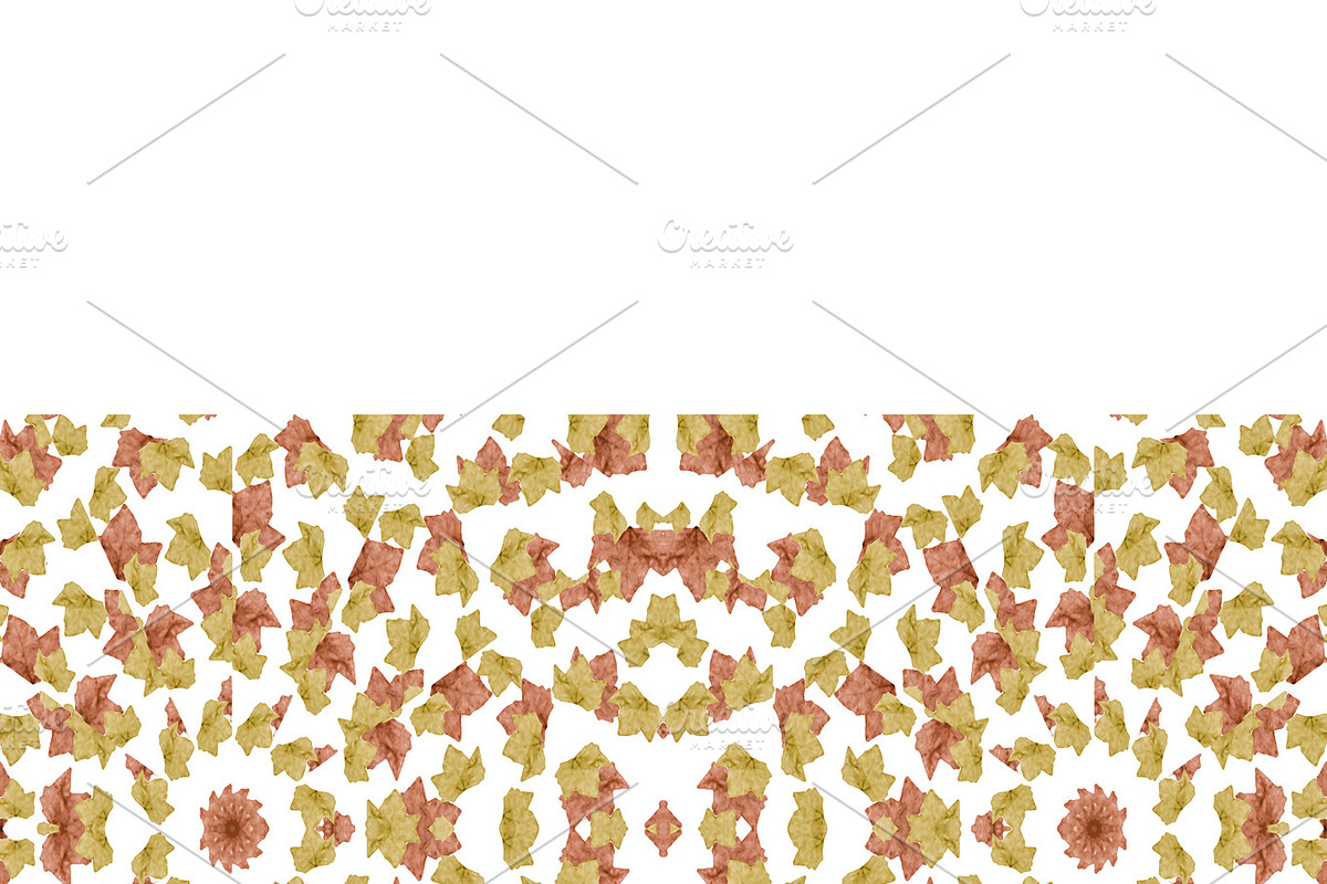 Stylized Leaves Seamless Pattern in Illustrations - product preview 8
