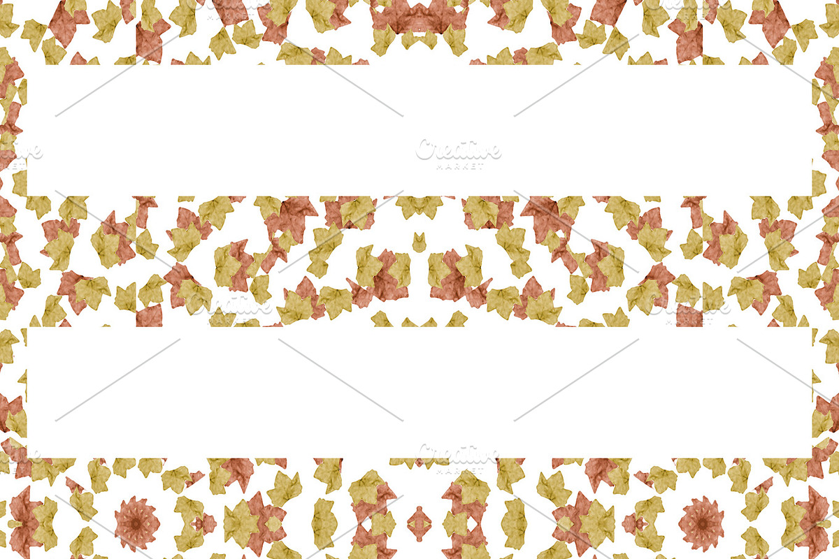 Stylized Leaves Seamless Pattern in Illustrations - product preview 8