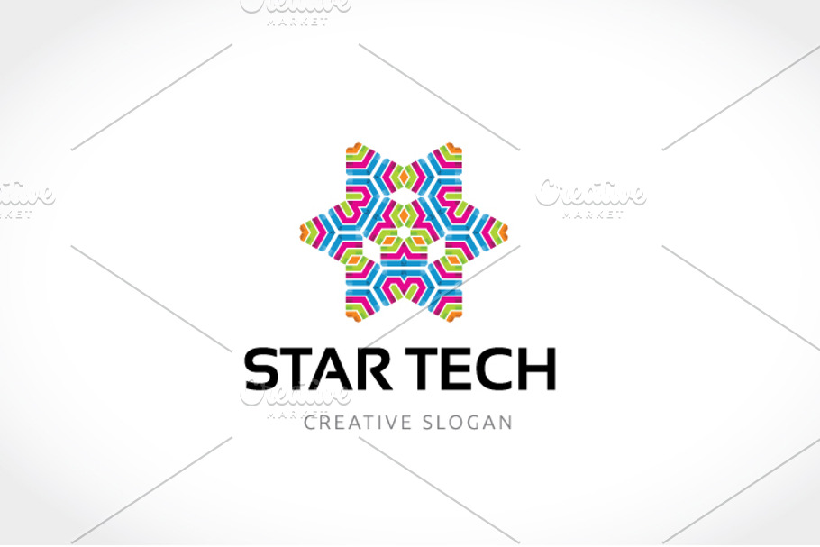 Star Tech in Logo Templates - product preview 8