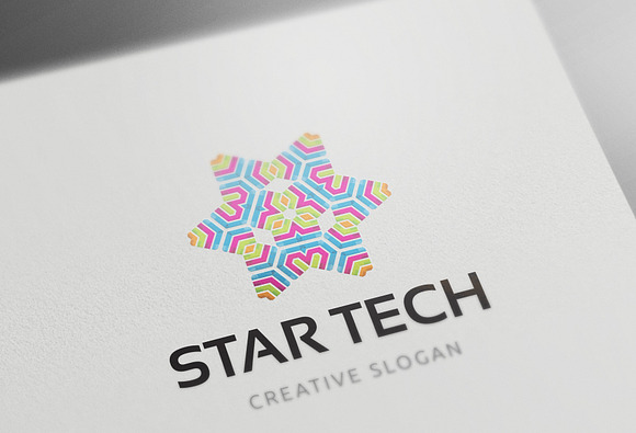 Star Tech in Logo Templates - product preview 2