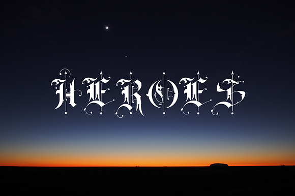 BLAQ in Blackletter Fonts - product preview 3