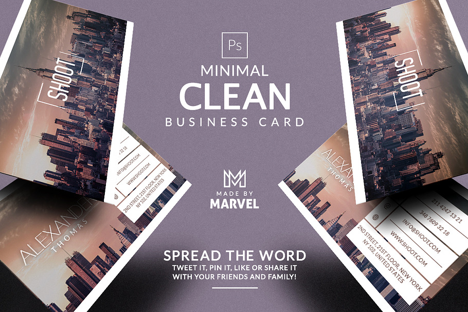 Minimal Clean Business Card