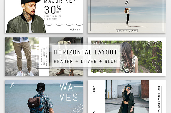 W ∆ V E S-Social Media Pack in Instagram Templates - product preview 2