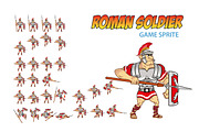 Roman Soldier Game Sprite