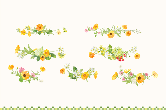 192 Wildflowers clip art. in Objects - product preview 10