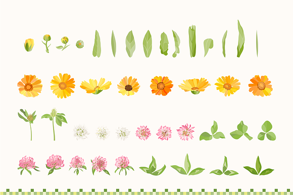 192 Wildflowers clip art. in Objects - product preview 14
