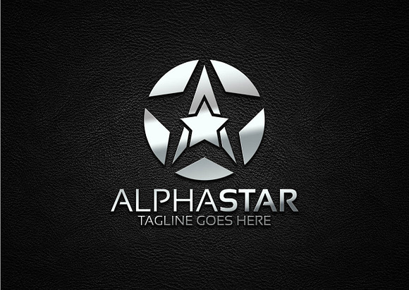 Alpha Star Logo -  A Letter in Logo Templates - product preview 1