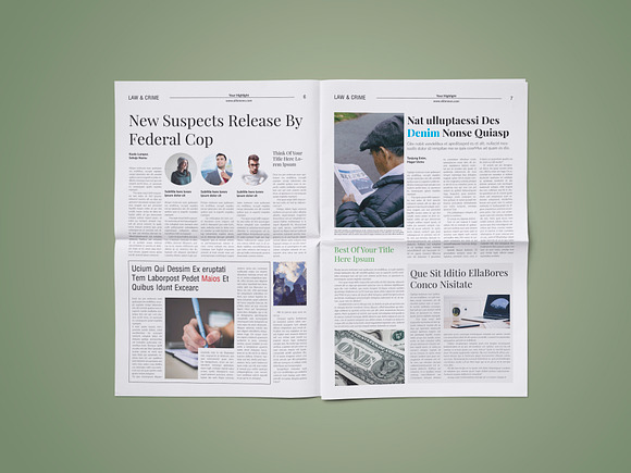 Newspaper Elite in Magazine Templates - product preview 3