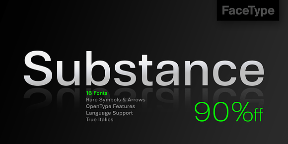 Substance Family 90% off in Sans-Serif Fonts - product preview 4