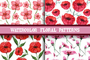 Watercolor Floral Patterns